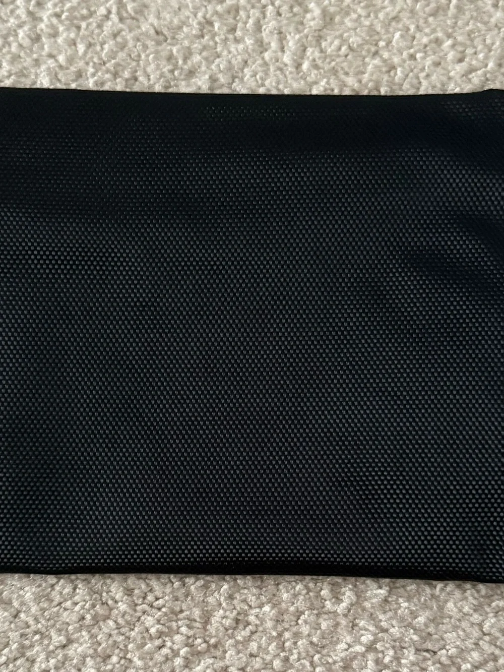 Tumi Black Travel Pouch w/ Red Zipper Accent - See Pics for Measurements